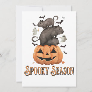 Invitation Capybara Halloween