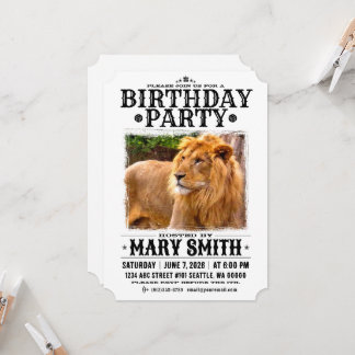 Invitation Card_Western Style (Lion) Einladung