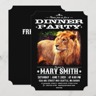 Invitation Card_Western Style (Lion) Einladung