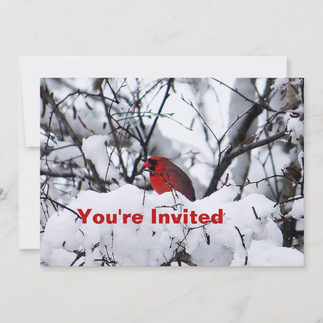 Invitation Cardinal 6216 Anniversaire (Devant)