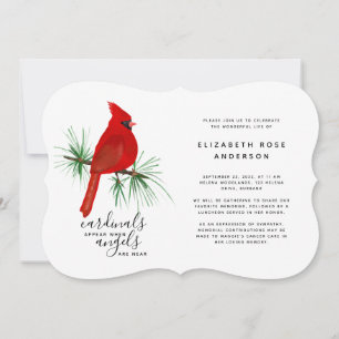 Invitation Cardinal Celebration of Life Memorial Service