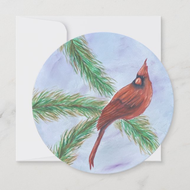 Invitation Cardinal Holiday Card (Devant)