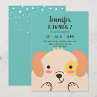Caricature Chien mignon Anniversaire de enfant chi