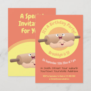 Invitation Caricature de pâtisserie i