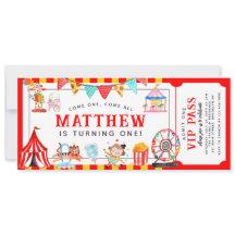 Carnaval Circus Show Billets Anniversaire de enfan