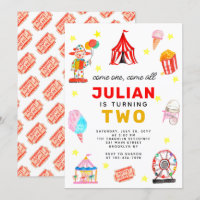 Carnaval Cirque Tente Clown Popcorn Enfant Anniver