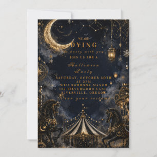 Invitation Carnaval gothique de la fête d'Halloween