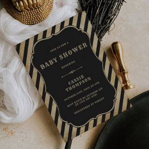 Invitation Carnaval vintage Baby shower d'invitation