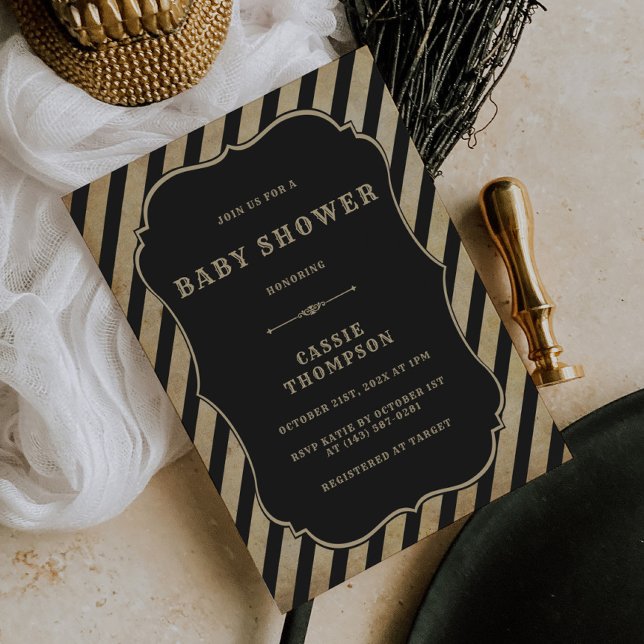 Invitation Carnaval vintage Baby shower d'invitation (Créateur téléchargé)