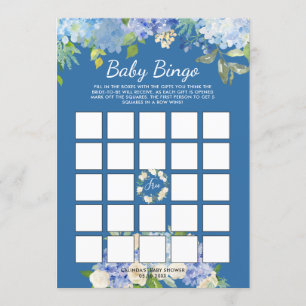Invitation Carolina Jeu de bingo Baby shower