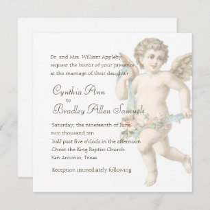 Invitation Carré Cherub