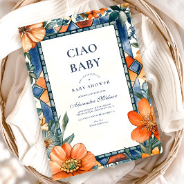 Invitation Carreaux méditerranéens Amalfi Capri