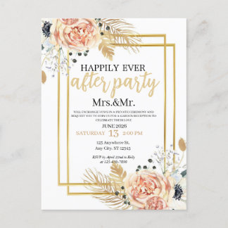 Invitation carte postale