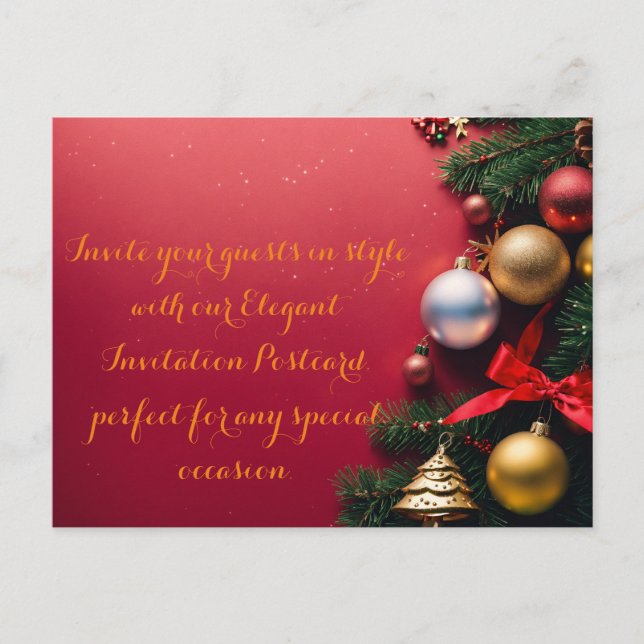 Invitation carte postale (Devant)