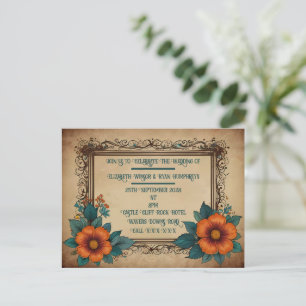 Invitation carte postale