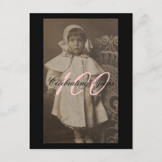 Invitation Carte Postale 100e anniversaire