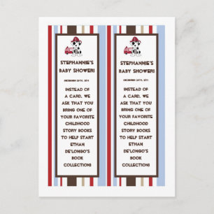 Invitation Carte Postale 2 marques de livre Nojo Fire Engine