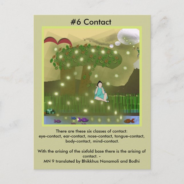 Invitation Carte Postale #6 Utilisation des six sens - de Dépendants se lev (Devant)