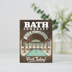 Invitation Carte Postale Affiche de voyage à Bath Somerset Angleterre
