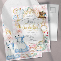 Alice Onederland tea party fille 1er anniversaire