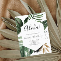 Aloha Green Fête d'Anniversaire Tropical