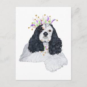 Invitation Carte Postale American Cocker Spaniel Party Animal