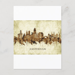 Invitation Carte Postale Amsterdam Pays-Bas