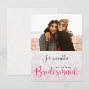 Invitation Carte Postale Aquarelle rose florale