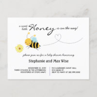 Baby shower doux petit miel duples d'abeilles