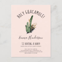 Baby shower mexicain des cactus de Saint-Guacamole