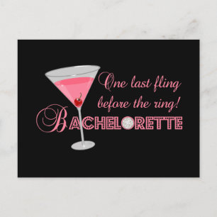Invitation Carte Postale Bachelorette