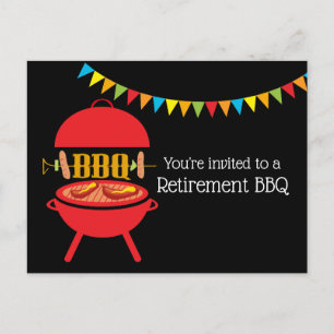Invitation Carte Postale barbecue, barbecue, barbecue, barbecue grill, bien