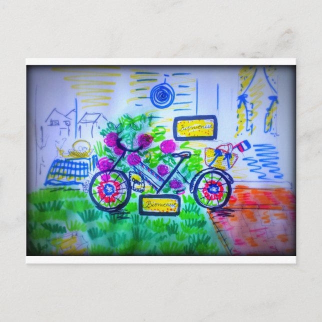 Invitation Carte Postale Bastille (Devant)