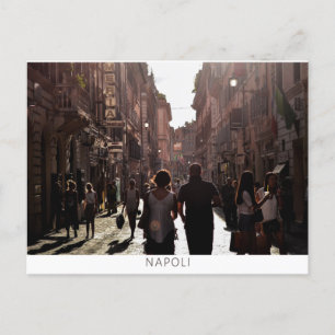 Invitation Carte Postale Bâtiments de Naples (Napoli)