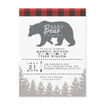 Bébé Ours | Baby Shower Rustique | Bûcheron