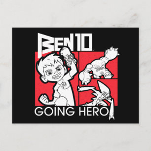 Invitation Carte Postale Ben 10 Going Hero