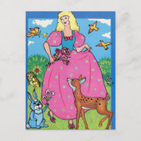 Blanche-Neige et les petits animaux, joyeux annive