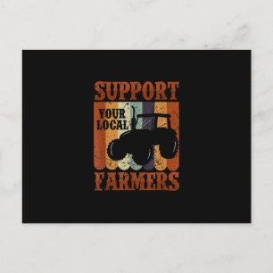 Invitation Carte Postale Cadeau drôle agriculteur ferme de poulets élevage