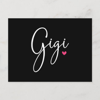 Invitation Carte Postale Cadeau Gigi pour femmes grand-mère Cadeaux de Noël