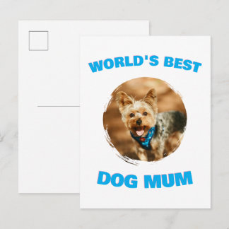 Invitation Carte Postale Cadeau personnalisé minimal meilleur chien chat ma