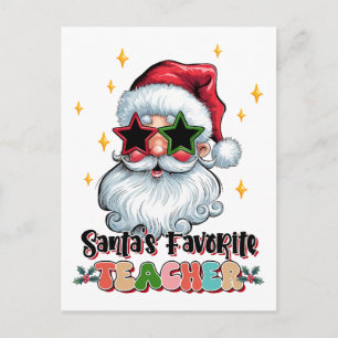 Invitation Carte Postale Cadeau pour Enseignant   Enseignant Favori du Père