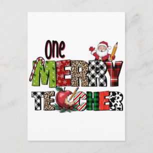 Invitation Carte Postale Cadeau pour Enseignant   Un Enseignant Joyeux