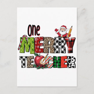 Invitation Carte Postale Cadeau pour Enseignant | Un Enseignant Joyeux