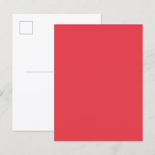 Invitation Carte Postale Carton d'invitation personnalisé rouge tomate