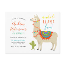 Carton d'invitation pour une fête d'anniversaire a