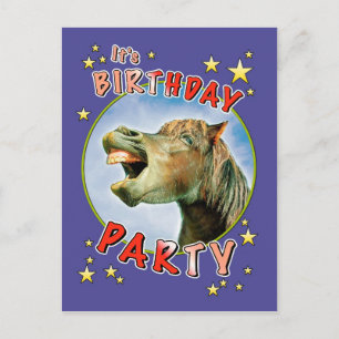 Invitation Carte Postale C'est la fête de Birthday