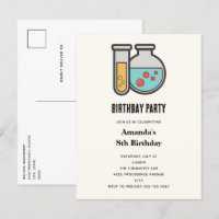Chimie Tube d'essai et bécher Anniversaire