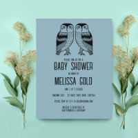 Chouettes jumelles Cute Simple Chic BABY SHOWER PE