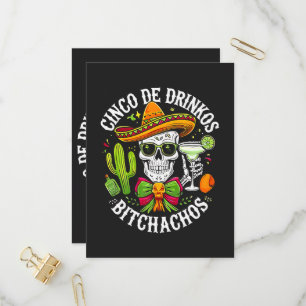 Invitation Carte Postale Cinco De Drinko Bitchachos