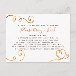 Invitation Carte Postale Citrouille d'automne Apportez un Baby shower de bi
